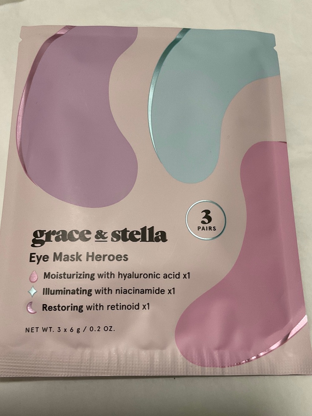4/25 bundle item. Grace & Stella Eye Mask Heroes